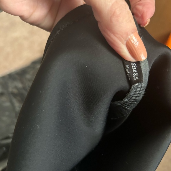 Thigh High Boots, Black Suede by Dolce Vita, Short Heel, 27.5” tall, Sz 8.5 - Picture 12 of 15